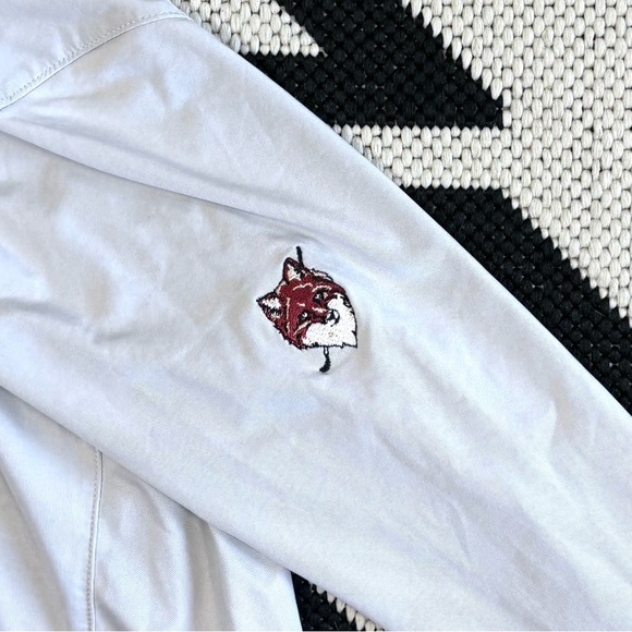 Peter Millar Lightweight Hooded Long Sleeve Sun Shirt in British Grey Size Small - Picture 11 of 14